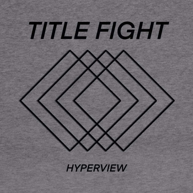 Title Fight HYPERVIEW album shirt by Cyniclothes